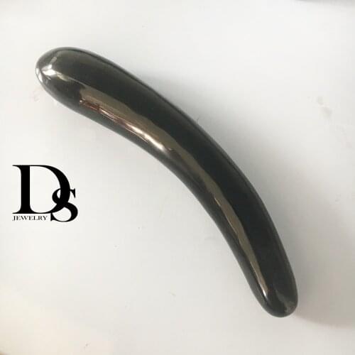 Natural Polished Obsidian Massage Wand Quartz Crystal Massage Wand Large Healing Crystal Yoni Massage Stick As Women Gift