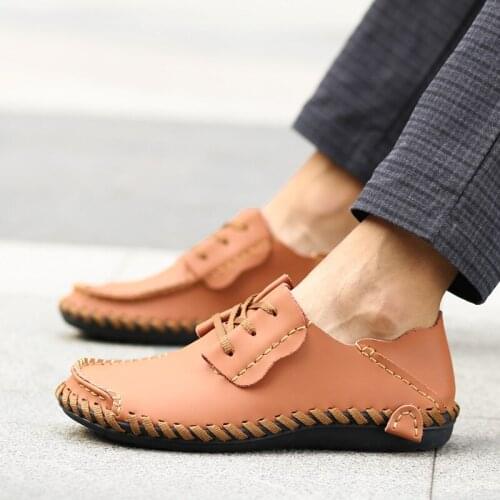 Mens Shoes 2019 winter Fashion High Quality Casual Walking Shoes Men New Leisure Footwear Male Brand Leather Mens Casual S9-97