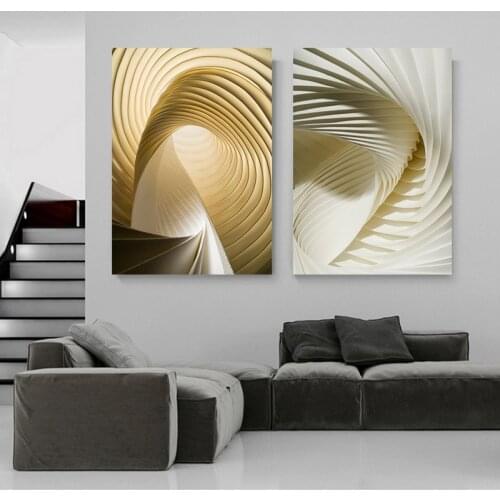 Wall Art Pictures Black White Building Nordic Abstract Canvas Painting For Living Room Sofa Background Modern Posters Home Decor