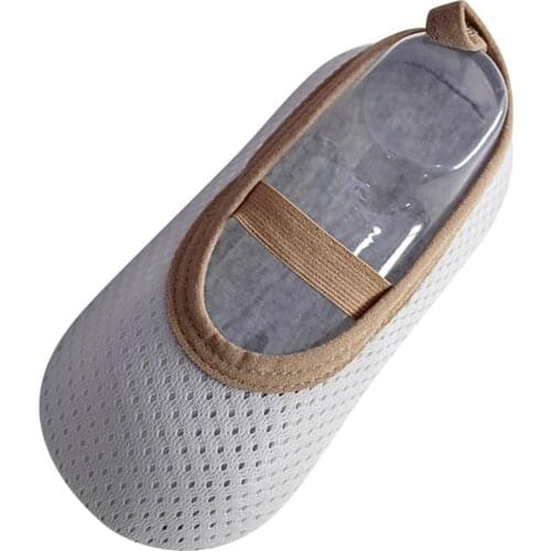 Baby Kids Boys Girls Cartoon The Floor Socks Barefoot Aqua Socks Non-slip Shoes Solid Color Mesh Flats Simple Casual Kid Shoe