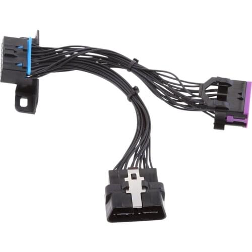 1 to 2 OBD2 OBD II Y Diagnostic Connector Cable Adapter Splitter for All Cars High Performance coupleur Car Repair Tools