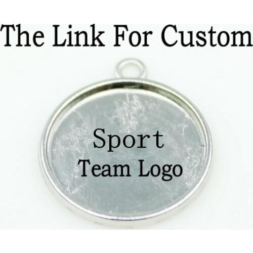 Custom sport 10pcs American Football baseball sport hanging dangle charms DIY bracelet&bangles jewelry accessory