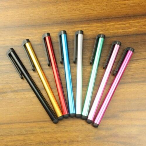 Clip Design Universal Soft Head For Phone Tablet Durable Stylus Pen Capacitive Pencil Touch Screen Pen Dropshipping