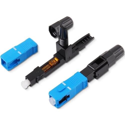 SC UPC Fiber Optic Fast Connector Adapter, High Quality SC Quick cold connector for Cold Splice Special Set, 100PCS/Lot
