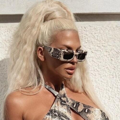 Luxury Retro Serpentine Sunglasses Women Featured Famous Design Original Sunglasses For Female Wide Frame Shades Sunghine UV400