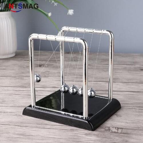 Vintage Home Decor Newtons Cradle Steel Balance Ball Physics Science Pendulum Newton Balls Home Decoration Accessories NC-N