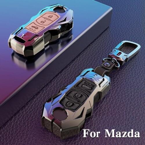 For Mazda 2 3 5 6 2017 CX-4 CX-5 CX-7 CX-9 CX-3 2 and 3 buttons Hight quality Galvanized Alloy key case cover protective shell