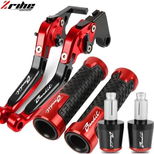 For SUZUKI GSF250 BANDIT GSF 250 2020 2021 2019 2018 2017 Motorcycle Adjustable Brake Clutch Levers Handlebar Handle Grips Ends