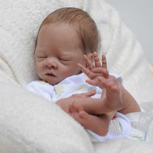 16Inch Reborn Doll Kit Small Size Daisy Unfinished Unpainted Doll Parts DIY Unassembled Bebe Reborn Kit Handmade Toys Gifts