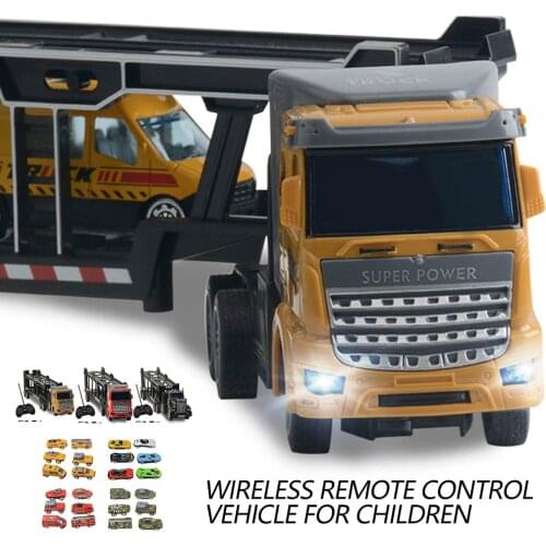 1:48 Pull Back Car Model Alloy Truck Toys for Boys Kids Simulation Lorry Transport Vehicle Toy Baby Children Birthday Gift