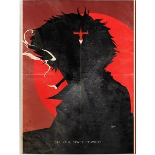 Modular Canvas HD Prints Cowboy Bebop Wall Artwork Posters Japanese Animation Paintings Boys Room Home Decor Pictures Framework