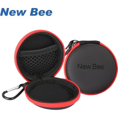 New Bee Earphones Case Earbuds headset Bag Fashion Portable Headset Box High Quality PU for Earpiece Headphones Case