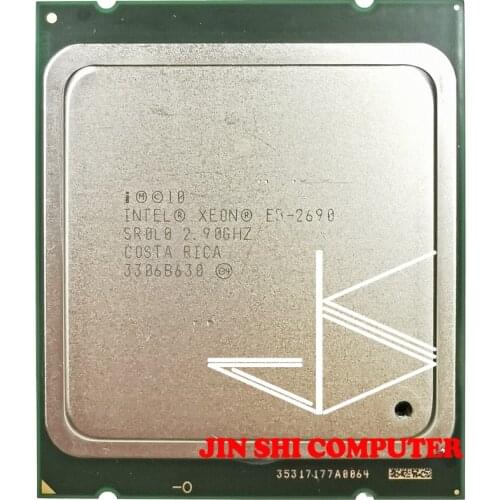 Intel Xeon Processor E5-2690 E5 2690 e5 2690 Eight Core 2.9G SROL0 C2 LGA2011 CPU properly Desktop Processor CAN WORK