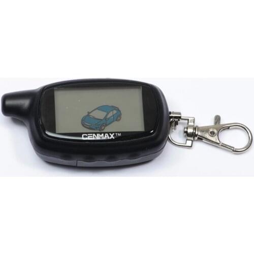 CENMAX ST 7A Russian LCD remote control for CENMAX ST7A 7A LCD keychain car remote 2-way car alarm