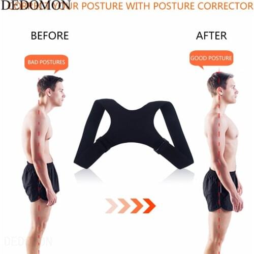 Adjustable Spine Posture Corrector Protection Back Shoulder Posture Correction Band Humpback Back Pain Relief Brace Support Belt