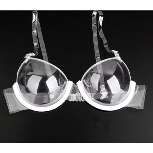 Sexy Womens underwear Bra Comfortable Transparent TPU Bra Women Push Up Bra Bralette Brassiere Ultra-thin See Through
