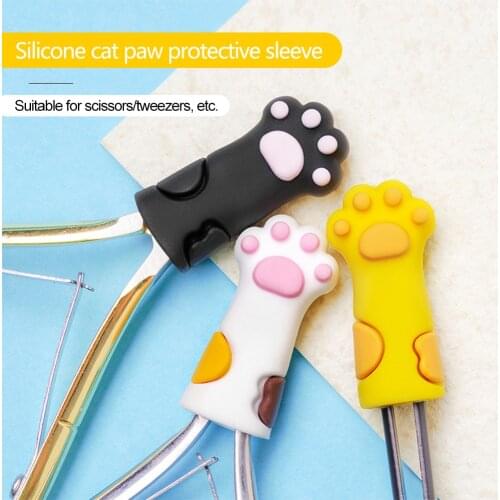 1Pc Silicone Nipper Cover Sleeve Nail Cuticle Scissors Tweezers Cap Protective Sleeve For Nail Cuticle Scissors Manicure Tools