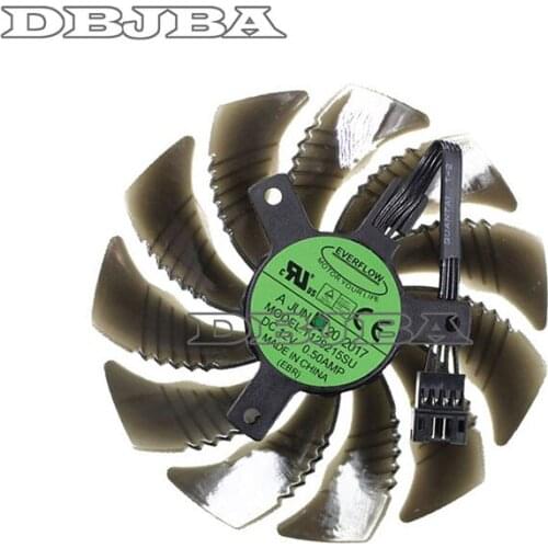 87mm Fan For GIGABYTE AORUS RX580 RX570 Fan Replacement 4Wire T129215SU Counterclockwise