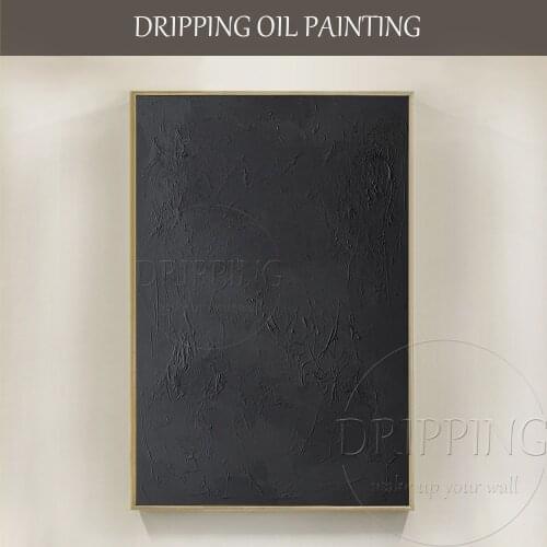 Artist Hand-painted High Quality Pure Color Abstract Acrylic Painting on Canvas Pure Color Thick Paint Abstract Acrylic Painting