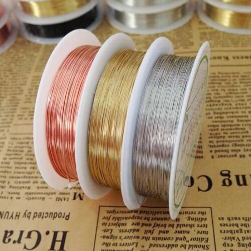 1 Roll Aluminum Wire Jewelry Findings for Jewelry Making DIY Necklace Bracelet Gold Silver Color 0.2/0.3/0.4/0.5/0.6/0.8/1.0mm