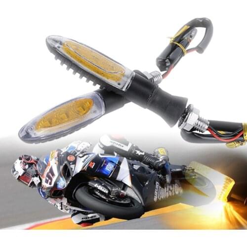 2PCS 3LED Motorcycle Light Moto Turn Signal Light Rear Indicators Blinker Amber Lamp For BMW Motor LED Lamp