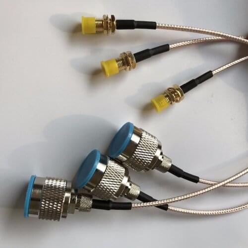 3pcs 30cm Extend the antenna feed line to convert the N-type male to SMA female male pin RG316 cable