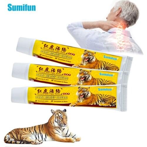 3Pcs Tiger Balm Pain Relief Ointment Arthritis Joints Neck Shoulder Lumbar Spine Analgesic Treatment Plaster Orthopedic Cream