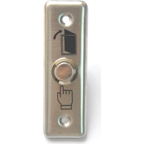 36V DC Stainless Steel Door Exit Push Button Exit Switch For Door Access Control System Exit Release Button Switch Entry Door