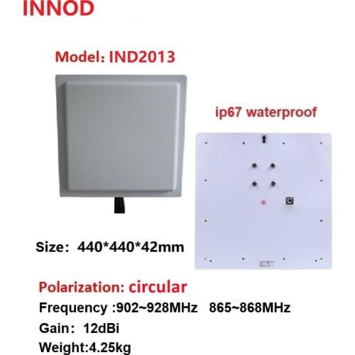 4pcs/lot high gain 12dbi linear polarization UHF RFID antenna long range passive rfid uhf antenna N connector 120km/h