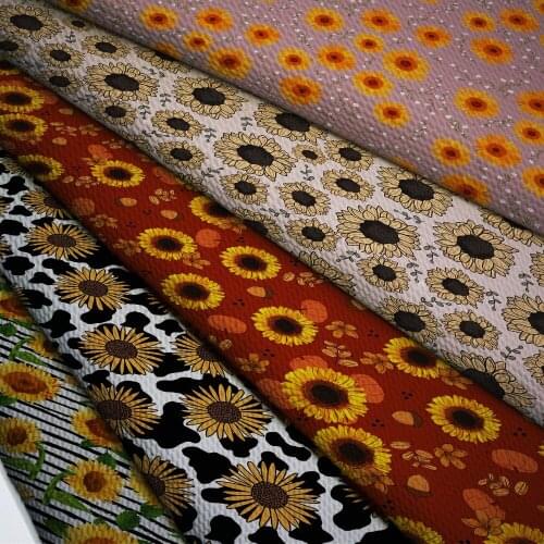 50*140cm Bullet Textured Liverpool Fabric Flower Printed DIY Tissue Kids Home Textile for Sewing Quilt Decoration Home