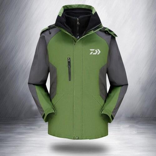 Daiwa Fishing Clothing For Men Women Autumn Winter Waterproof Warm Fishing Jackets Outdoor Sports Mountaineering Suits