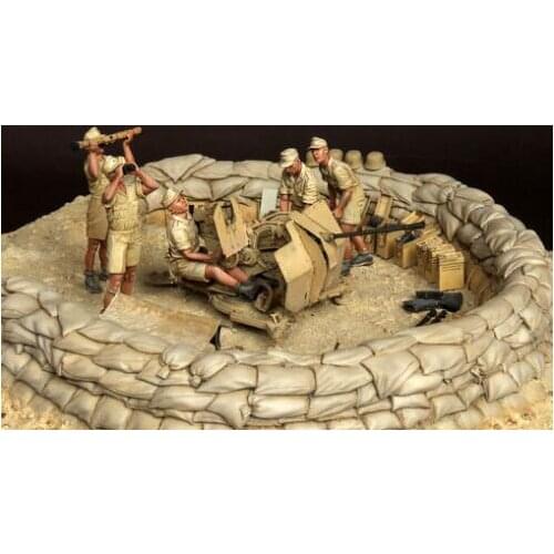 1/35 Scale Resin Figure Afrika Corp no base and gun