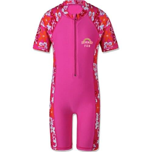 BAOHULU UPF50+ Kids Beachwear Girls Boys Gymnastics Swimsuit Bodysuit 2018 Summer Baby Bathing Suits Rash Guards for Children