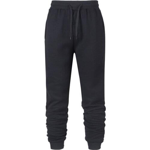 2020 90%cotton Mens Joggers Casual Pants Fitness Men Sportswear Tracksuit Sweatpants Trousers Jogger Track Pants