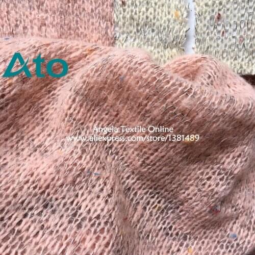 New Plain Slup Knitted Fabrics small Color DOTS super soft stretchy sweater woolfabrics , baby photography fabrics