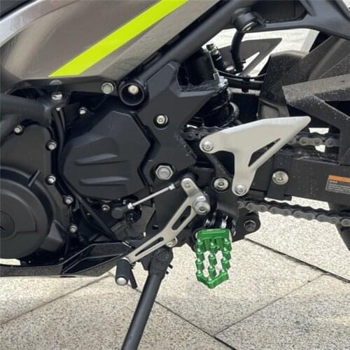 Latest high quality Front Foot Pegs Rests Rider Footrests For Kawasaki Z1000R Z1000 R 2017-2021 2020 Motorcycle Accessories