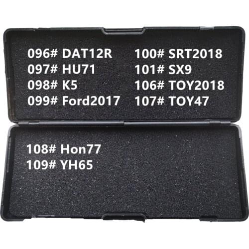 ORIGINAL LISHI 2 in 1 2in1 DAT12R HU71 K5 Ford2017 kia2018 SX9 TOY2018 TOY47 HON77 YH65 ISU5 ign HU134 NSN14R Locksmith Tools