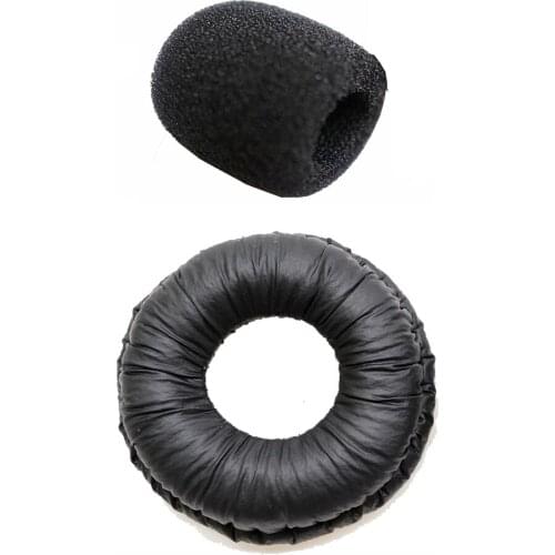 Replacement Micphone Sponge Ear Pads Compatible with Plantronics Practica M10 M22 S11 S12 T10 T20 T110 A100 CT12 CT14 Headset