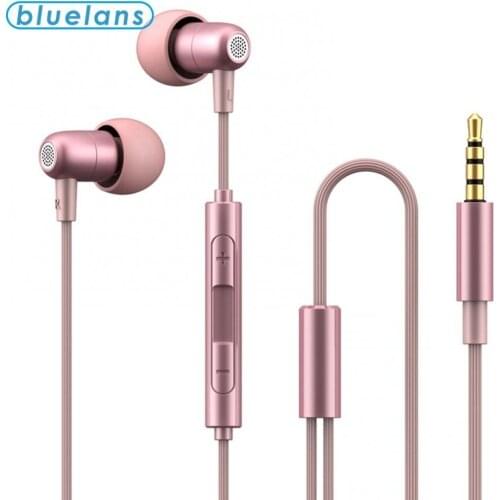 3.5MM In-Ear Stereo Earphone Metal Bass Headphone Music Sports Headset Earplug For Huawei Xiaomi Redmi Samsung Phone Headphones