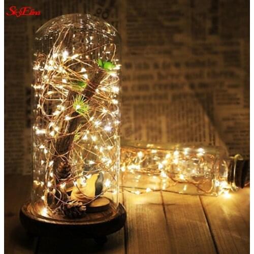 Cork Lights Copper Wire String Wine Bottle Light String Fairy Light Led garland Lights Decor Wedding Festival Party Christmas 5z