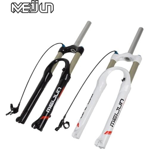 Mountain Bike Air Fork 26 inch Bicycle Front Fork Wire Control Locking Air Pressure Suspension Front Fork