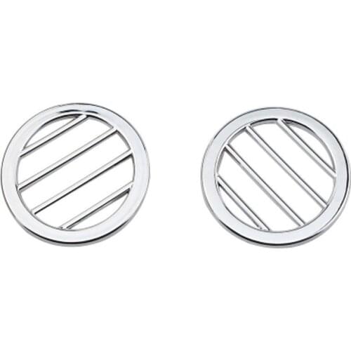 Foal Burning Car Chrome Air Vent Protective Cover Trim Air Condition Outlet Sticker for Kia Sportage R Sportager 2012 - 2015