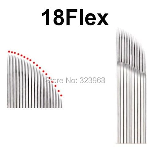 0.25mm Microblading Needles Bevel 17 18 14 Flex Lamina Tebori Tattoo Blades for Permanent Makeup Embroidery Eyebrow Lip Pen