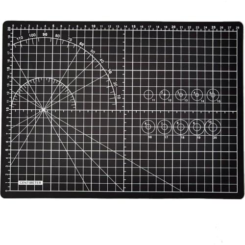 1Pcs A4 PVC Cutting Mat Patchwork Cut Pad Manual DIY Leather Tool Cutting Board Double-sided Self-healing Cutting Pad