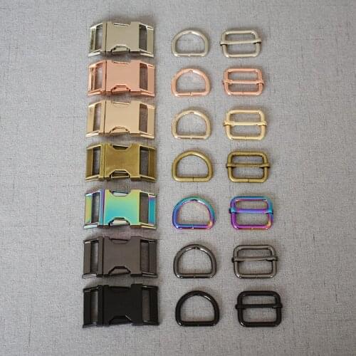 10 Sets 15mm 20mm 25mm 32mm Metal Detachable Openable Removable Handbag Leather Shoulder Hand Bag Purse Strap Belt 3S-LXK