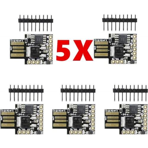 5Pcs Digispark Kickstarter ATTINY85 for Arduino General Micro USB Development Board