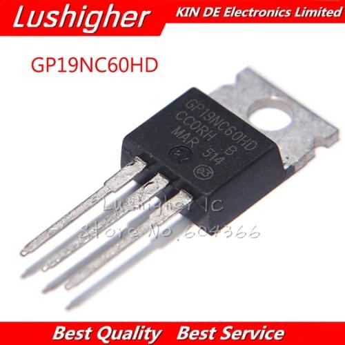 5pcs GP19NC60HD TO220 STGP19NC60HD TO-220 STGP19NC60 GP19NC60KD STGP19NC60KD