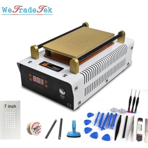 7 Inch LCD Screen Separator Thermostatic Platform Splitter Built-in Vacuum Pump Heating Plate for Phone Repair M-Triangel