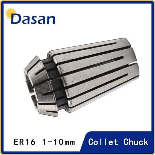 9pcs ER16 3 to 10mm Spring Collet Chuck CNC Workholding Engraving Spring Collet Milling Lathe Tool
