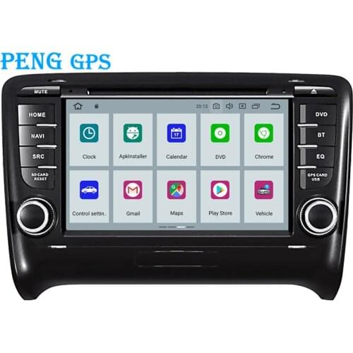 Android 9.0 Car Player GPS Navigation For Audi TT 2006-2014 2DIN Car CD Player Headunit Multimedia Radio Tape Recorder Top